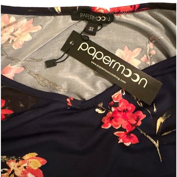 Papermoon Women's Basima Back Sleeveless Floral Tank Top Size 3X Multicolor NWT - Picture 7 of 8